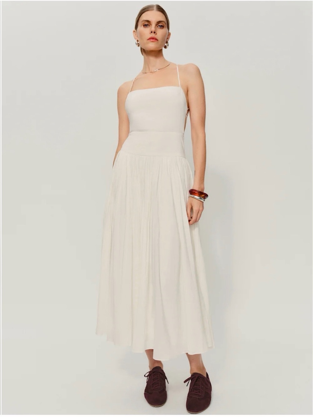 Reformation Perlette Midi Dress